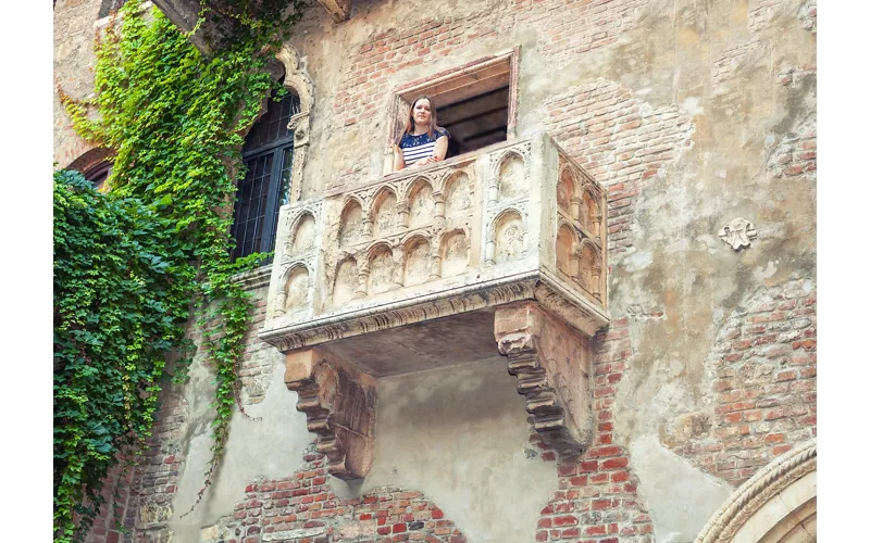 The balcony of Juliet's house - Verona, Veneto