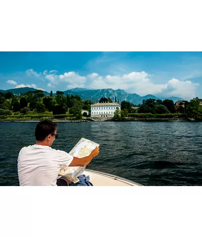 villa melzi en el lago de como