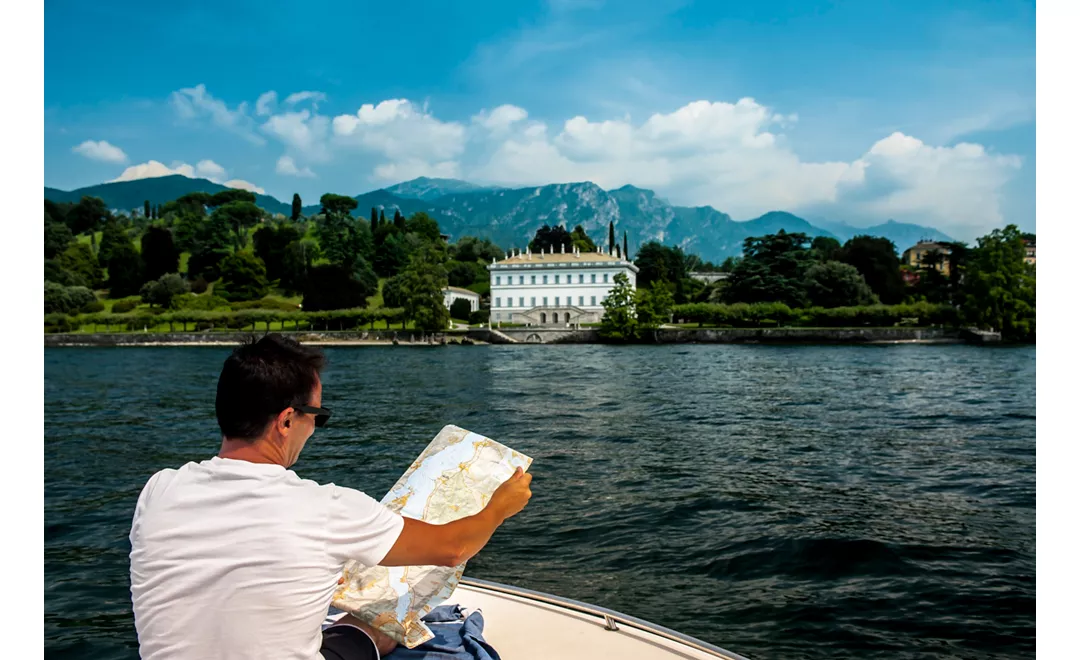 villa melzi en el lago de como