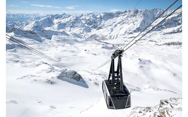 Salita Plateau Rosa, Cervinia