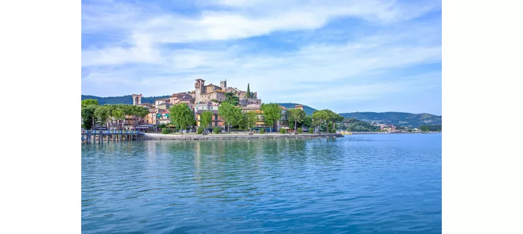 O Lago Trasimeno e as suas povoações