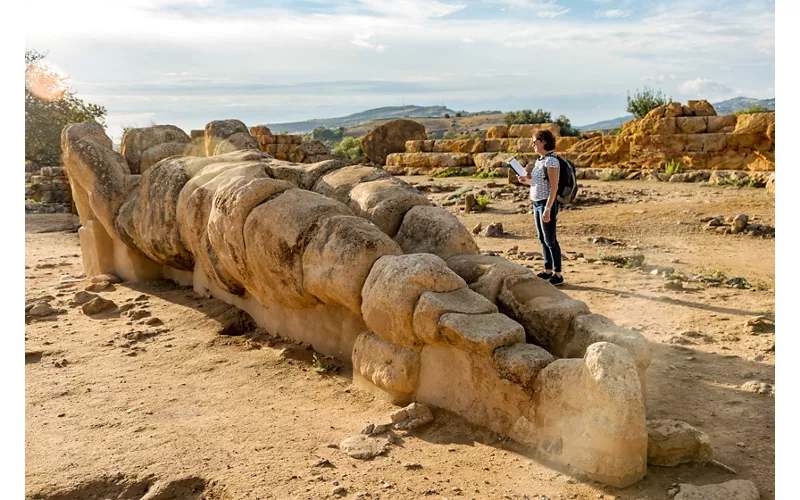 Telamone del Tempio di Zeus, Valle dei Templi - Agrigento, Sicilia