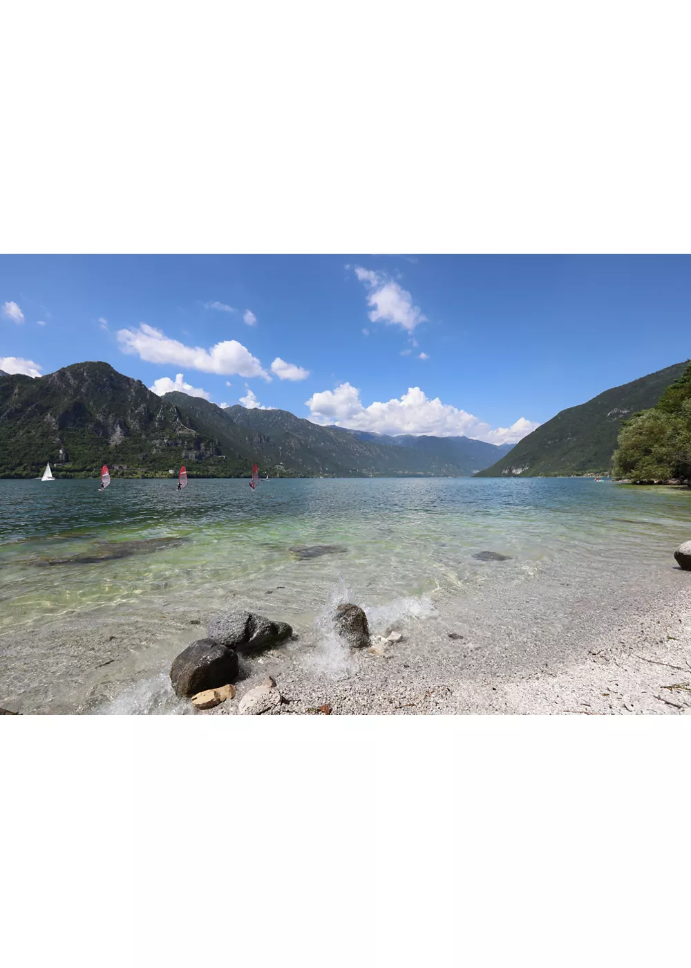 Lago d'Idro, spiaggia di Vesta