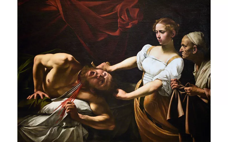 Judith Beheading Holofernes by Caravaggio, Palazzo Barberini - Rome, Lazio