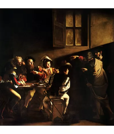 The works by Caravaggio in Rome
