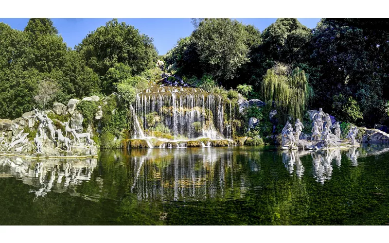 Fountain of Diana and Atteone Royal Park - Caserta, Campania