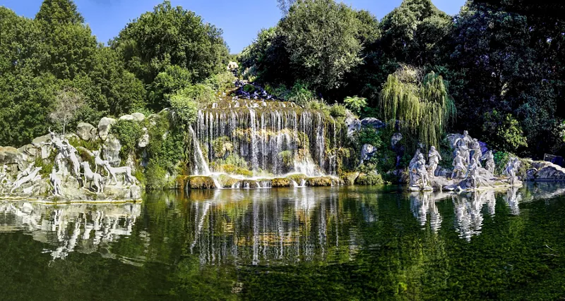 Fountain of Diana and Atteone Royal Park - Caserta, Campania