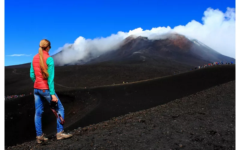 In the Etna Park along the Germoplasma Trail