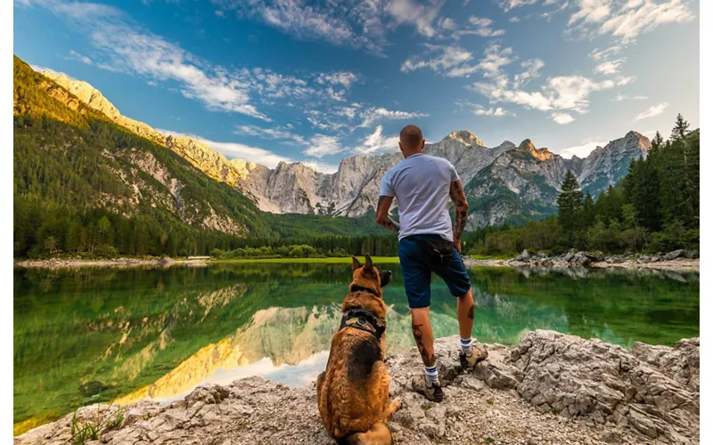 The Alpe Adria Trail, between Italy, Austria and Slovenia