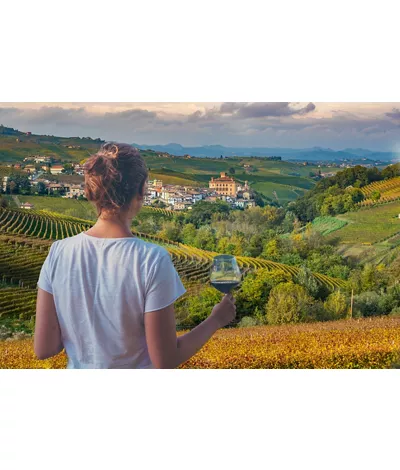 Langhe, Roero and Monferrato amidst precious vines, villages and castles