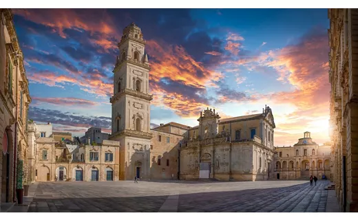 View of Piazza del Duomo - Lecce, Puglia