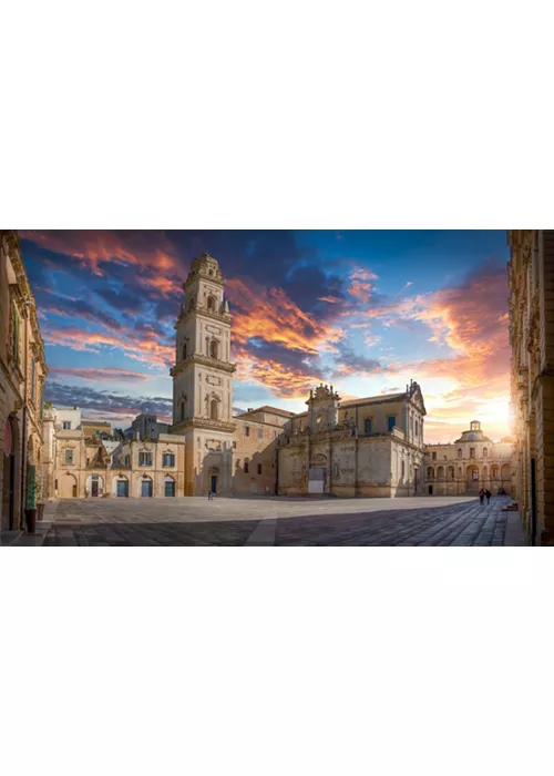 View of Piazza del Duomo - Lecce, Puglia