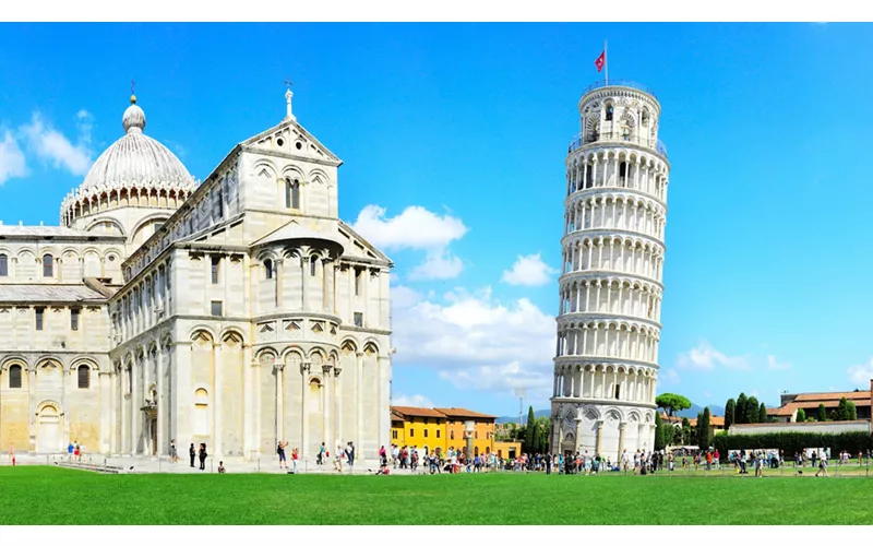 Campanile also known as the Leaning Tower - Pisa, Tuscany