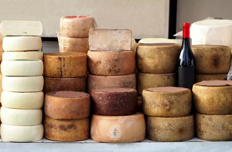 The Roman pecorino cheese