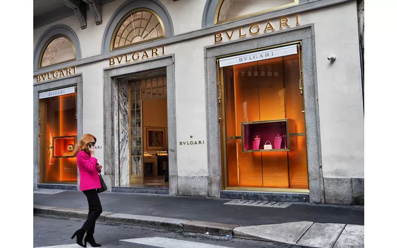 Louis Vuitton Milano Bagutta Store in Milano, Italy