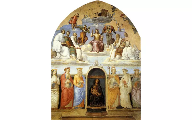 Dreifaltigkeit und Heilige, Perugia