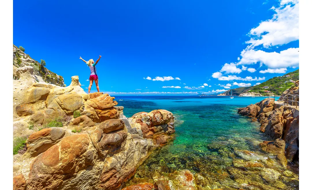 Esa playa está en el Elba