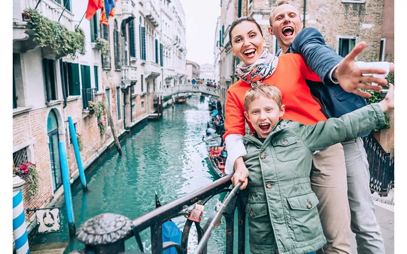 Famiglia sul Canale di Venezia - Venezia, Veneto