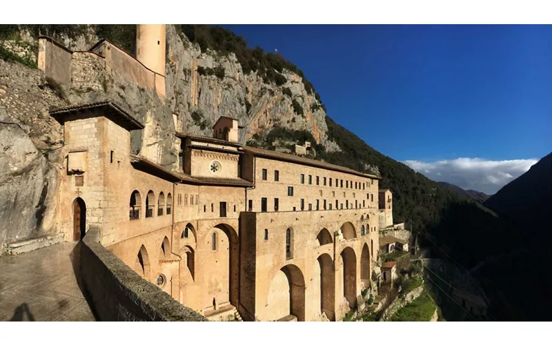 El monasterio de San Benito (Santuario del Sacro Speco)