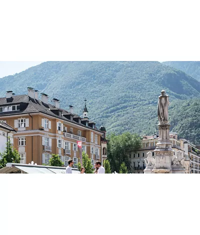 Bolzano, a city of great charm surrounded by mountains