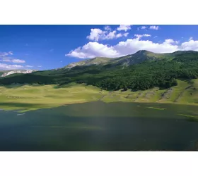The Campotosto Lake Nature Reserve, for trekking and water sports