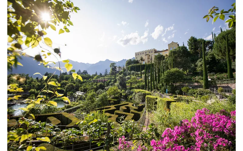 Castillo y jardín botánico de Trauttmansdorff