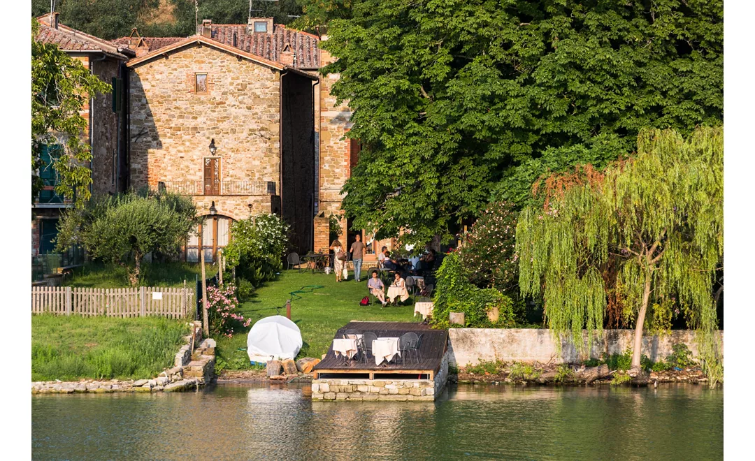 Trasimeno lake and Maggiore island