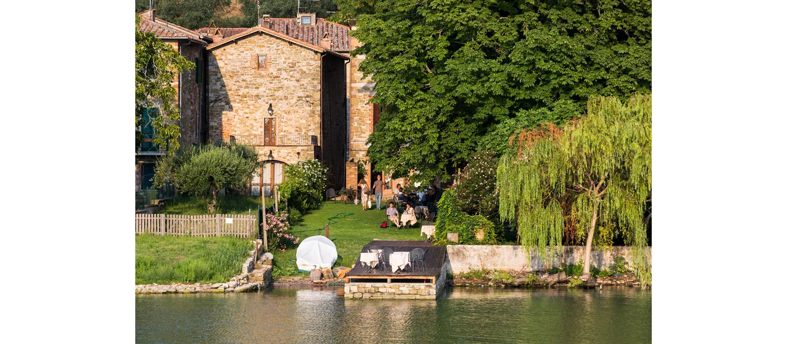 Trasimeno lake and Maggiore island