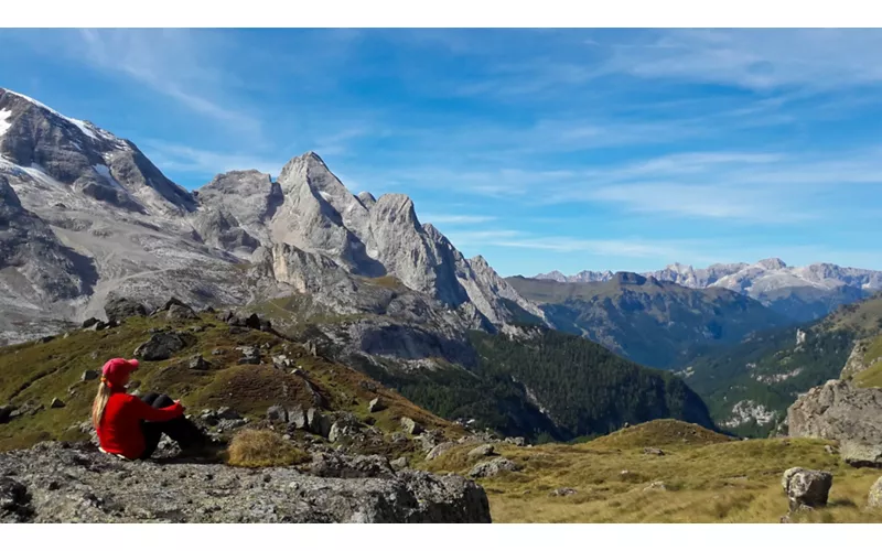 TN Passo Pordoi - vista Marmolada