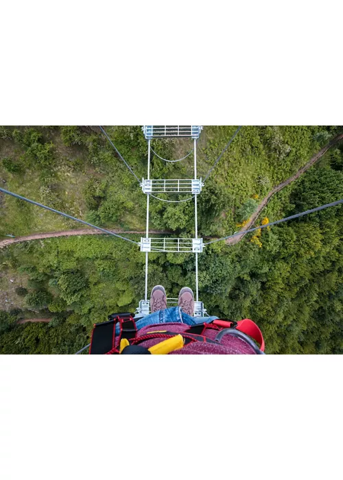 Walking into the void, the thrill of crossing a Tibetan bridge