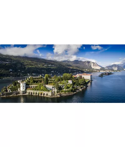 Îles fleuries et villages médiévaux, à vélo autour du lac Majeur piémontais
