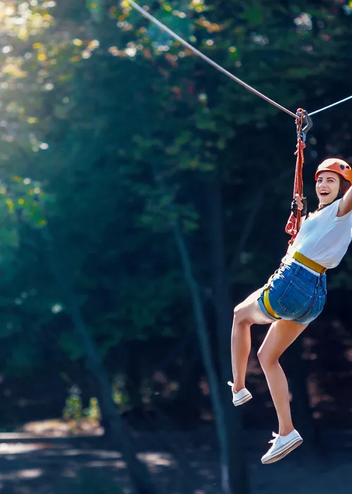 Adventure parks: acrobatics among the branches