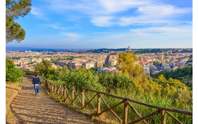 Riserva Naturale di Monte Mario, vista panoramica