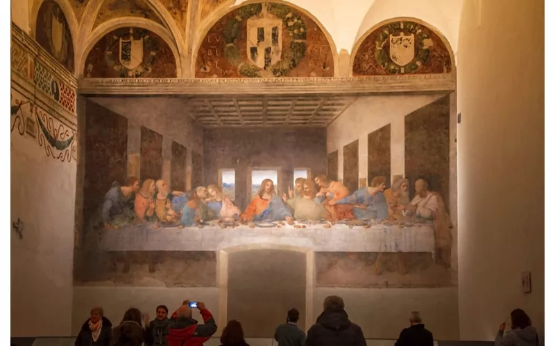 The Last Supper by Leonardo Da Vinci, Church of Santa Maria delle Grazie - Milan, Lombardy