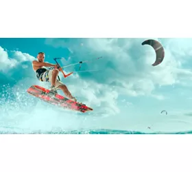 Kitesurf: evoluciones entre el agua y el cielo