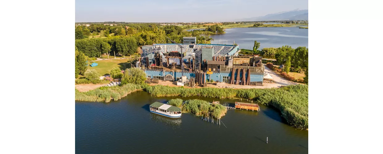 Gran Teatro Puccini,  Torre del Lago Puccini. Photo by: elesi  / Shutterstock.com