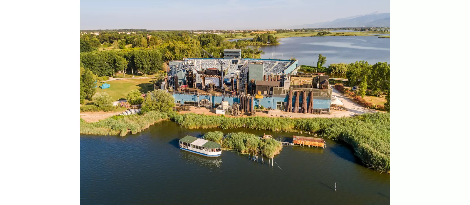 Gran Teatro Puccini,  Torre del Lago Puccini. Photo by: elesi  / Shutterstock.com