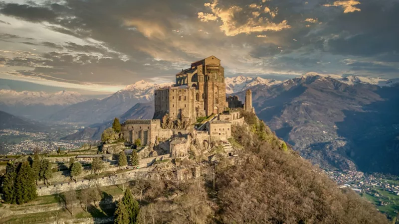 The Sacra di San Michele in Val di Susa