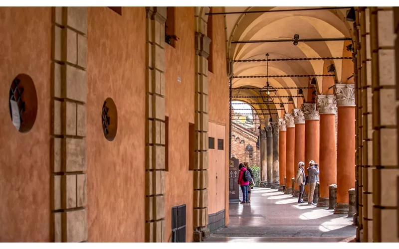 What are the Porticoes of Bologna and where are they located?