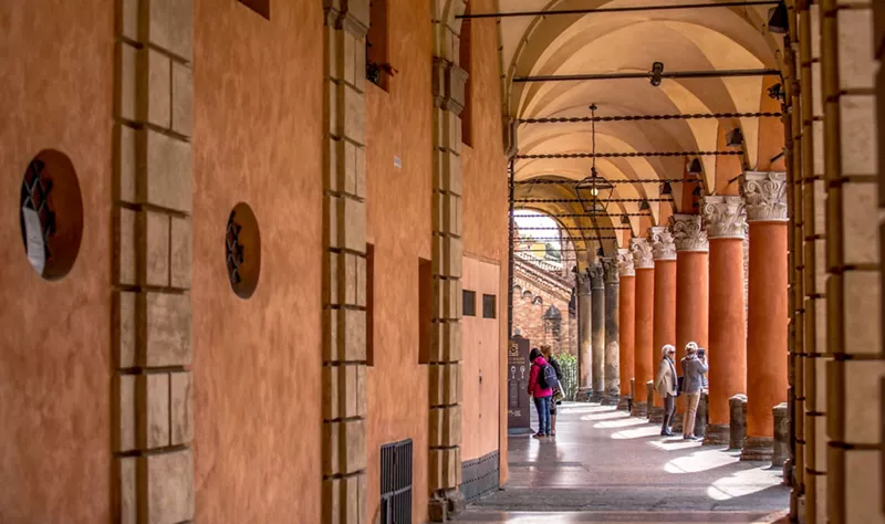 What are the Porticoes of Bologna and where are they located?