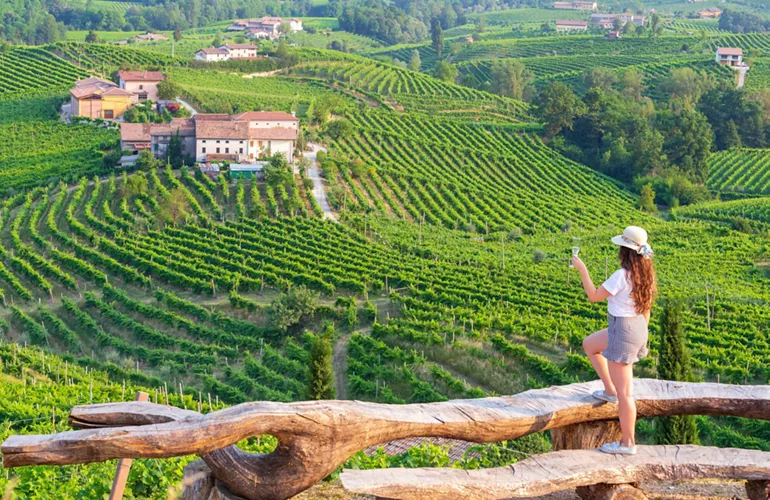 Veneto: The Prosecco, Colli Conegliano and Valdobbiadene Wine Route