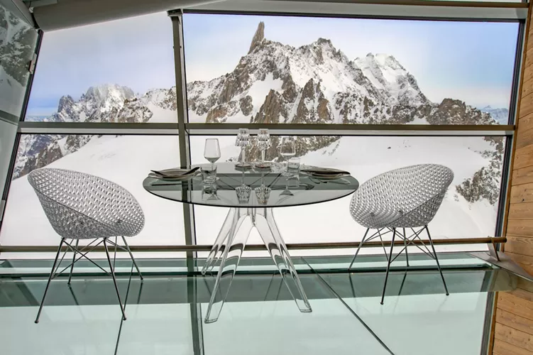  Panoramas y cocina gourmet en el Skyway Monte Bianco