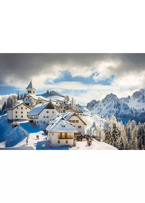 Área de esquí de Tarvisio, un paraíso deportivo alpino en la frontera con Austria y Eslovenia