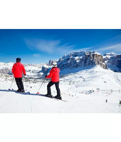 Esquiar en el paraíso de los Dolomitas: el complejo Dolomiti Superski