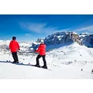 Skifahren im Paradies der Dolomiten: das Skigebiet Dolomiti Superski