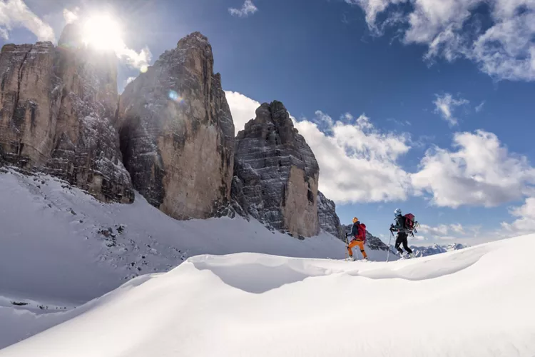  3 Zinnen Dolomiti: vacaciones bajo el signo del esquí