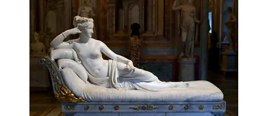 Statue of Paolina Borghese by Canova