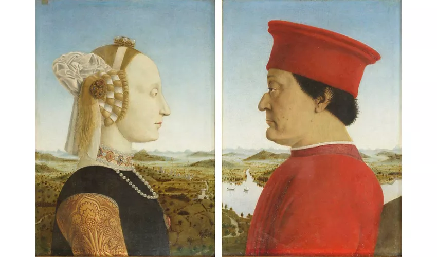 Ritratto dei Duchi di Urbino di Piero della Francesca