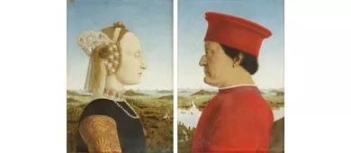 Ritratto dei Duchi di Urbino di Piero della Francesca