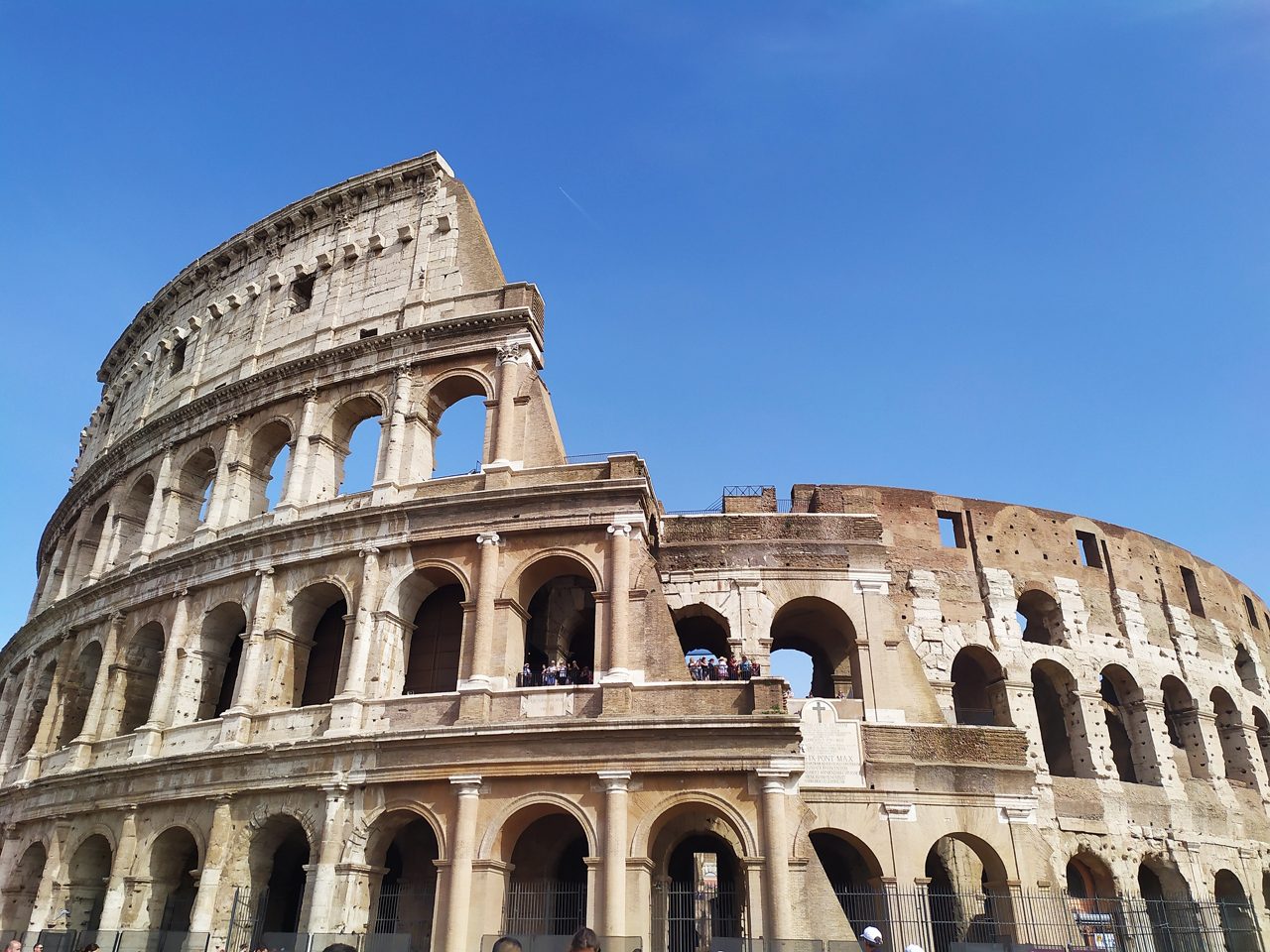 colosseum in rome. one famous building in Italy